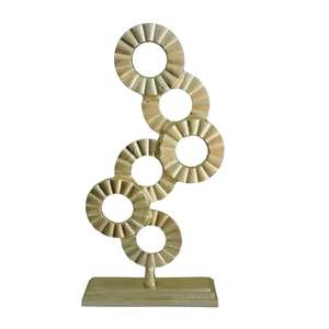 Sculpture de tigre nickelé modèle affichage de Table artisanat en métal en aluminium sculpture de ligne à la mode en acier inoxydable personnalisée - Product Image 6