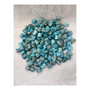 Pierres roulées en apatite bleue naturelle de haute qualité, pépites non percées de haute qualité, prix d'usine pour le Feng Shui, vente en gros - Product Image 3