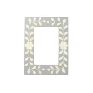 Cadre photo en incrustation d'os au design créatif avec design en résine, table d'appoint de chambre à coucher, cadre photo pour le stockage de souvenirs de mariage et d'enfance - Product Image 5