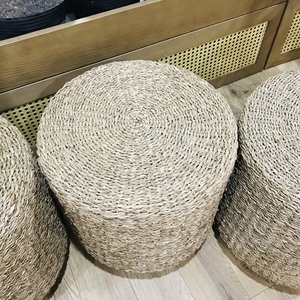 Puf ecológico de algas marinas, cubierta otomana para decoración del hogar, regalo de casa - Product Image 3