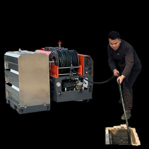 Amjet quatre cylindres <span class=keywords><strong>diesel</strong></span> pipeline jet machine nouveau égout dédié dragage machine industrielle haute pression rinçage camion - Product Image 5