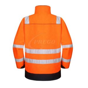 Chaquetas de Trabajo de Seguridad de Último Diseño para Hombre, Cinta Reflectante, Tejido de Algodón Transpirable y Ligero, Certificación EN, Ropa de Trabajo para Exteriores - Product Image 3