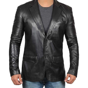 Wholesale Custom Cotton Filled 100% <b>Genuine</b> Leather <b>Nylon</b> Men Jacket Zipper Closure Vintage Style Casual Wear Men Leather Jacket - Product Image 1