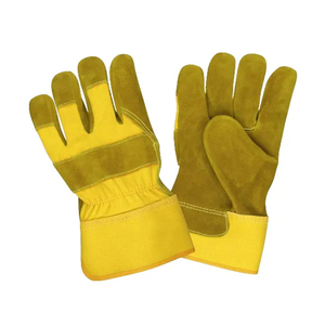 NOUVEAU Gants de travail en cuir de sécurité industrielle Protection de sécurité anti-impact dans la main Gants de travail en cuir IN Prix de gros - Product Image 5
