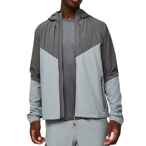 Veste coupe-vent légère à capuche pour homme, logo personnalisé, montagne, imperméable, blouson en toile respirant 2026 - Product Image 3