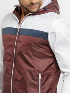 Custom Design Streetwear Windbreaker <b>Jackets</b> Stripes 100% Nylon <b>Reflective</b> Windbreaker <b>Jacket</b> - Product Image 5