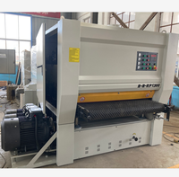 Machine de ponçage, de meulage et de polissage à bande large automatique pour surfaces en bois MDF, à vendre, ponceuse à bande large robuste