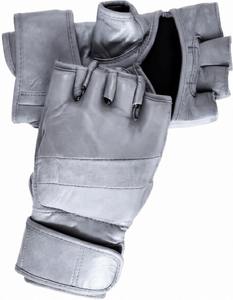 ถุงมือฝึกซ้อมหนังแบบเปิดนิ้วมือสำหรับมืออาชีพ พร้อมสายรัดข้อมือแบบตีนตุ๊กแกและแผ่นรองฝ่ามือสำหรับยกน้ำหนัก - Product Image 5