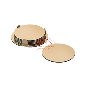 Dessous de verre en métal décoratif pour table à manger, bureau à domicile, vente en gros d'accessoires de cuisine - Product Image 1