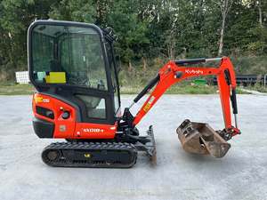 Mini-excavatrice Kubota KX018-4 diesel compacte la plus vendue avec cabine et hydraulique auxiliaire à haut débit - Product Image 4