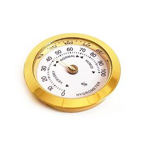 Higrómetro Analógico AEK-Tech con Marco Dorado y Esfera Blanca de 37 mm - Product Image 5