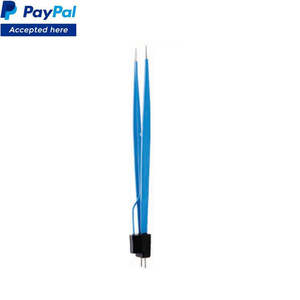 Fórceps bipolares de riego reutilizables de EE. UU., bayoneta Hardy Scovile Greenwood Gerald, bayoneta, fuente de alimentación Manual recta aprobada por CE - Product Image 5