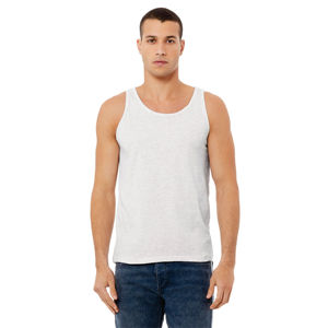 Airlume-Camiseta sin mangas de algodón para hombre y mujer, camiseta sin mangas de algodón peinado y anillo, 32 onzas, color blanco, 100% - Product Image 1