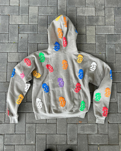 Sudadera con Capucha Oversize de Poliéster/Algodón Sólido para Invierno, Estampado Puff, Estilo Urbano, con Logo Personalizado, Gruesa, Transpirable y de Secado Rápido - Product Image 5