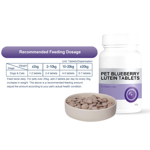 Kediler ve Köpeklerde Göz Sorunlarını Önlemek İçin Düşük Fiyatlı Toptan Evcil Hayvan Yaban Mersini <span class=keywords><strong>Lutein</strong></span> Tabletleri Evcil Hayvan Sağlık Takviyesi - Product Image 4