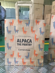 <span class=keywords><strong>Twist</strong></span> xử lý tùy chỉnh thân thiện với môi Craft túi giấy với gia cố xử lý in logo từ Việt Nam nhà máy - Product Image 3