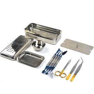 Boîte PRF dentaire Système GRF Ensemble de fibrine riche en plaquettes Kit de chirurgie des implants Ensemble d'instruments manuel en acier inoxydable autoclavable - Product Image 1
