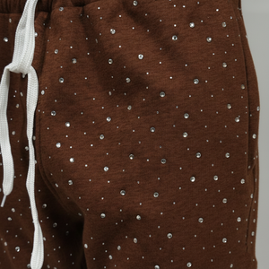 100% Cotton Fleece <b>Sweat</b> <b>Shorts</b> <b>Men</b> Fashion <b>Sweat</b> <b>Shorts</b> With Elastic Waist Custom Man Casual Rhinestone Fleece <b>Men</b> <b>Shorts</b> - Product Image 4