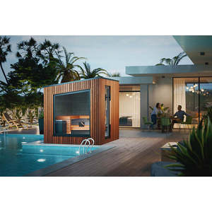 Sauna Tradicional para Exteriores Auroom Terra para 4-5 Personas con Función de Alivio del Dolor Específico para el Cuerpo - Product Image 2