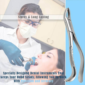 Fórceps de extracción de dientes dentales profesionales Patrón inglés Hecho con fórceps de extracción dental de patrón americano profesional - Product Image 4