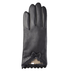 Wholesale Fashion Men Sports Leather <b>Gloves</b> Thermal Breathable Outdoor Travel Plain Casual <b>Wool</b> Lined Winter Warm Pakistan - Product Image 2