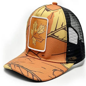 Casquette publicitaire à transfert thermique DIY, casquette de camionneur en maille réglable, logo personnalisé, casquette de baseball à visière plate vierge, unisexe, mode, extérieur - Product Image 2