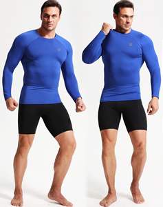 Logotipo personalizado Rashguard manga larga gimnasio camisa de compresión de secado rápido transpirable tela OEM al por mayor - Product Image 2