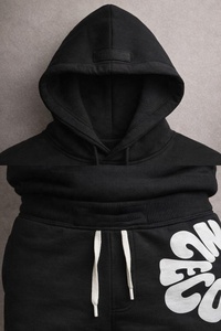 High Quality Premium Cotton Tracksuit Set With Custom Logo Hoodie And Jogger Pants For Men And <b>Women</b> Wholesale Supplier - Product Image 4