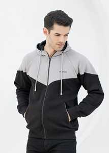 Venta al por mayor de alta calidad Contras cremallera sudaderas con capucha de peso pesado de algodón de los hombres con capucha personalizada sudaderas con capucha de los hombres en Fratres Deportes - Product Image 3