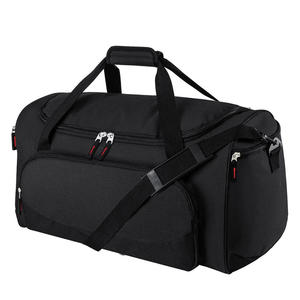 Sports Duffle <b>Bags</b> Large Gym <b>Duffel</b> <b>Bag</b> Workout <b>Bag</b> for <b>Men</b> OEM Black Color With Convenient Durable Handle - Product Image 1