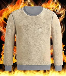 OEM Vente en gros Pull-over à col ras du cou imprimé personnalisé Sweat-shirt à capuche en polaire Sherpa chaud pour l'hiver avec épaules tombantes pour les femmes - Product Image 3