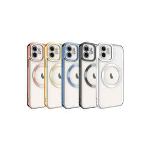 Coque en silicone compatible MagSafe pour iPhone 11 13 Pro Max, série Netzy Setro, coque mobile en silicone souple avec charge sans fil - Product Image 2