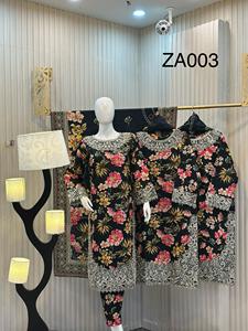 Colección SSumaira elegante bordado Khaddar 3 piezas Plazo Salwar Kameez traje acogedor ropa de invierno para mujer - Product Image 4