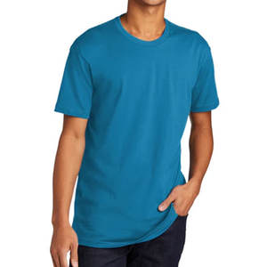 Camiseta de lona para hombre, corte Regular, alta calidad, bajo OEM, MOQ 100% algodón, camisetas lisas Unisex personalizadas, camisetas lisas informales de talla grande - Product Image 1