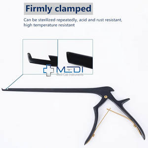 Kerrison 90/110 degrés vétérinaire orthopédie Rongeur Instrument 230mm de long en acier inoxydable Source d'alimentation manuelle couleur noire - Product Image 5
