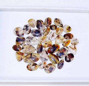 Cabujón de piedras preciosas sueltas de ágata Montana Natural de la mejor calidad, piedras preciosas sueltas, forma de mezcla, piedra preciosa de ágata Montana para la fabricación de joyas - Product Image 4