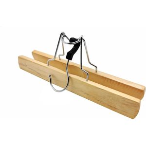 Set di 6 Appendiabiti con Morsetto in Acciaio Inox Salvaspazio per Armadio, per Gonne e Vestiti - Product Image 6