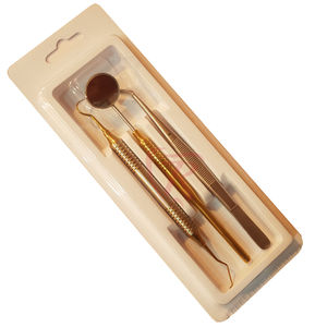 ชุดตรวจทางทันตกรรมขั้นพื้นฐาน Dogmatic International ชุดเครื่องมือวินิจฉัยแบบใช้ซ้ำได้ ทำจากสแตนเลส 3 ชิ้น ใช้พลังงานแบบแมนนวล - Product Image 3