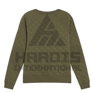 Haute qualité hommes grande taille vêtements en gros pull matelassé sweat décontracté mode matelassé sweat - Product Image 2