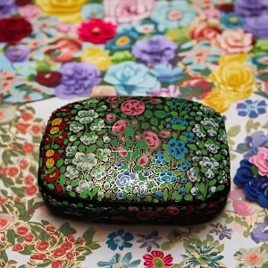 Handcrafted Elegant <b>Paper</b> Mache Jewelry & Trinket <b>Boxes</b> Timeless <b>Storage</b> with Artistic Charm - Product Image 3