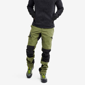 Pantalón de hombre antiarrugas teñido liso, pantalones Cargo, tela ligera y duradera, elegante y funcional para hombres - Product Image 2
