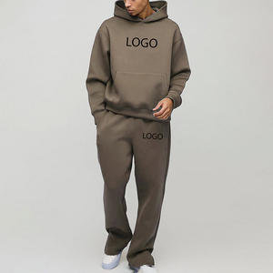 Custom Print logo Stacked Sets Sweat Suits <b>Men's</b> Sets Two Pieces Flare <b>Pants</b> Sets Hoodies Tracksuits Sweatsuit for <b>Men</b> - Product Image 4