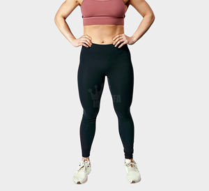100% coton Leggings Fitness vêtements femmes dames taille moyenne sport Yoga pantalon Gym Fitness & Yoga porter des Leggings pour femme - Product Image 6