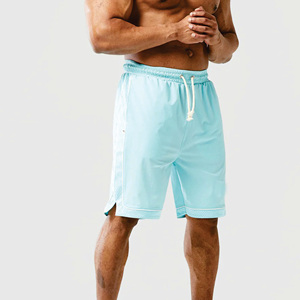 Short de gym en polyester personnalisé pour hommes Short d'entraînement respirant à séchage rapide Short de fitness léger pour jogging Vêtements de sport confortables - Product Image 5