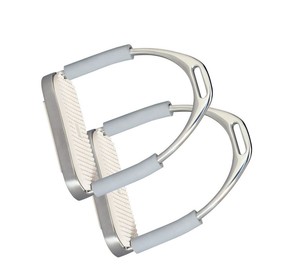Nouvelle arrivée Western selle équitation étriers en acier inoxydable large base anti-dérapant durable équestre usine OEM - Product Image 5