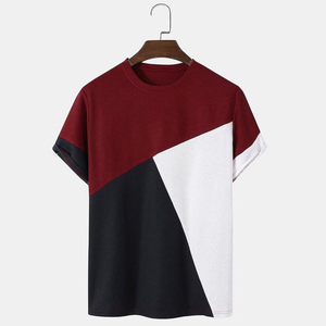 เสื้อยืดผู้ชายดีไซน์ทันสมัยใหม่พร้อมการออกแบบที่กําหนดเองและการพิมพ์โลโก้แห้งเร็วพร้อมโลโก้ที่กําหนดเองขายส่งสั่งทํา OEM - Product Image 4