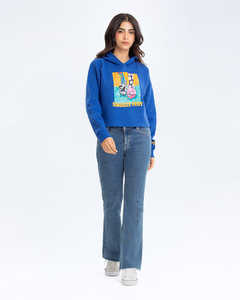 Venta al por mayor personalizado bordado DTF pegatina mujeres sudaderas con capucha elegante moda Casual invierno cálido cómodo Streetwear - Product Image 5