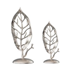 Herramientas modernas para ensalada de oficina, portavelas votivas de Metal con acabado dorado, con diseño de pétalos de hojas, vajilla de oficina, herramienta decorativa - Product Image 2