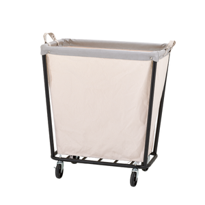Modern <b>Canvas</b> Laundry Cart with Wheels Large Capacity Household Use Home storage - Product Image 3