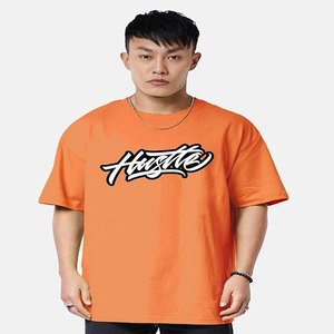 เสื้อยืดพิมพ์โลโก้ขนาดพิเศษเสื้อยืดผ้าฝ้าย100% ธรรมดา - Product Image 2